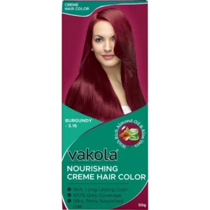 Vakola - Nourishing Creme Hair Color - Burgundy