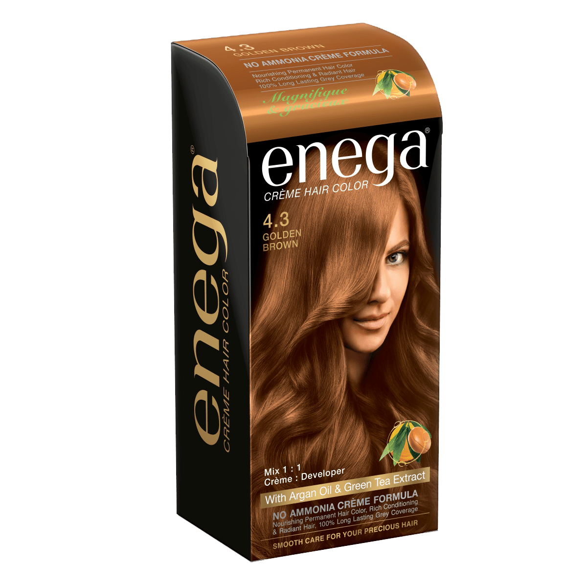 Enega Creme Hair Color - Golden Brown - Prem Green Pvt Ltd